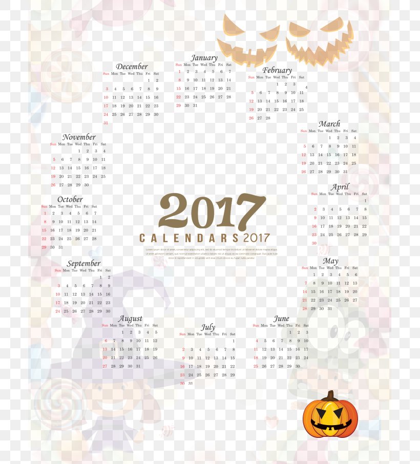 Calendar Halloween Graphic Design Poster, PNG, 709x906px, Calendar, Brand, Designer, Halloween, Jackolantern Download Free