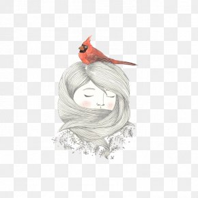 Women Talking Head - Drawing Woman Illustration PNG