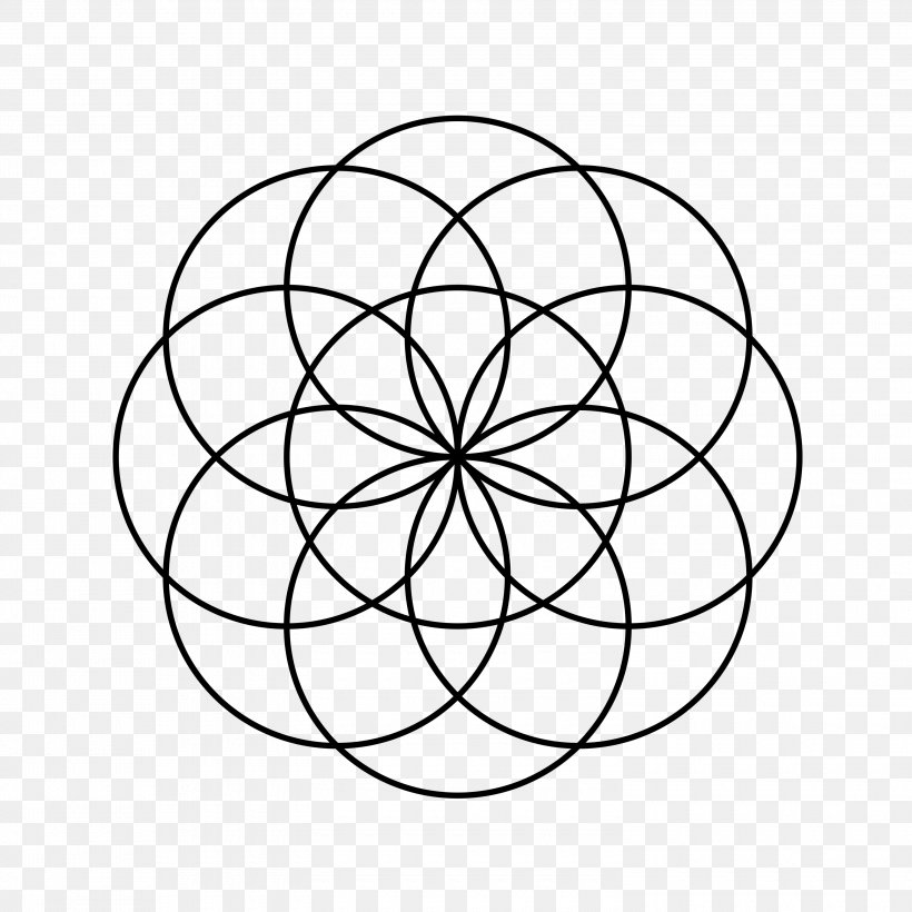 Symbol Celtic Knot Overlapping Circles Grid Sacred Geometry, PNG, 3000x3000px, Symbol, Area, Art, Black And White, Celtic Knot Download Free