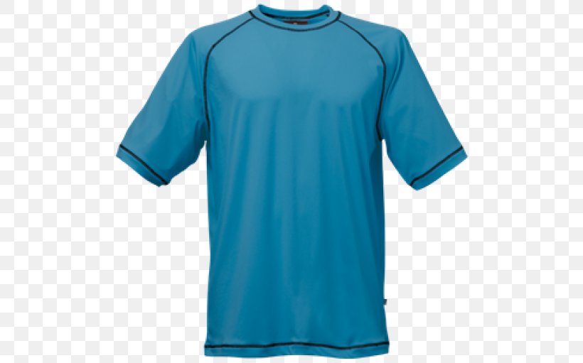 T-shirt Sleeve Dress Shirt Clothing, PNG, 500x511px, Tshirt, Active Shirt, Aqua, Azure, Blue Download Free