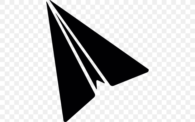 Airplane Paper Plane Clip Art, PNG, 512x512px, Airplane, Black, Black And White, Brand, Drawing Download Free