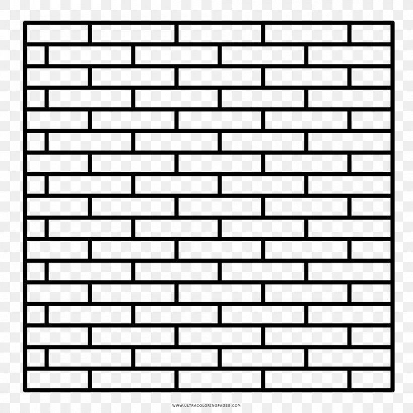 Brick Wall Decal Coloring Book Stain, PNG, 1000x1000px, Brick, Area, Black And White, Child, Color Download Free