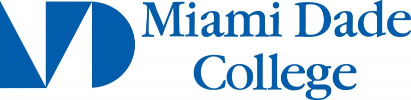 Miami Dade College College North Station Miami Metropolitan Area University, PNG, 3714x907px, Miami Dade College, Area, Banner, Blue, Brand Download Free
