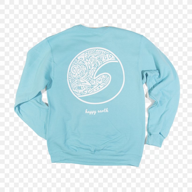 Sleeve T-shirt Hoodie Crew Neck Clothing, PNG, 900x900px, Sleeve, Aqua, Azure, Blue, Bluza Download Free