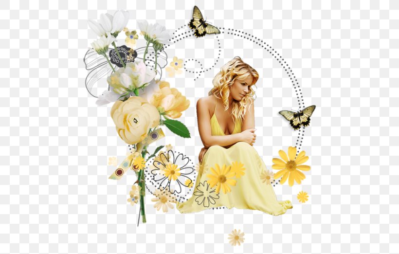 Woman Female, PNG, 500x522px, Woman, Butterfly, Cut Flowers, Female, Flora Download Free