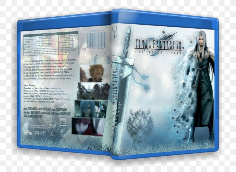 Final Fantasy VII Remake DVD Blu-ray Disc, PNG, 800x600px, Final Fantasy Vii, Art, Astronaut Farmer, Bluray Disc, Box Set Download Free