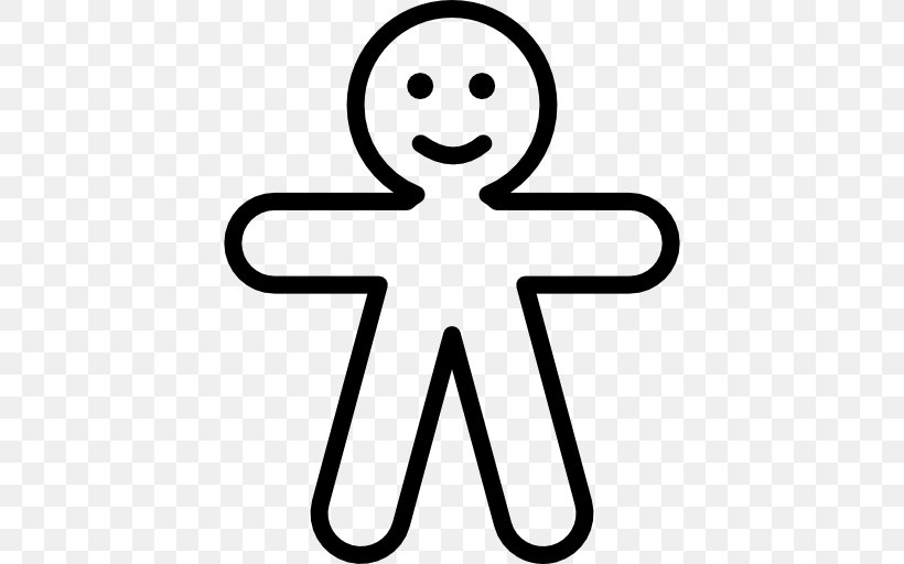 Gingerbread Man, PNG, 512x512px, Christmas, Area, Black And White, Gingerbread, Happiness Download Free