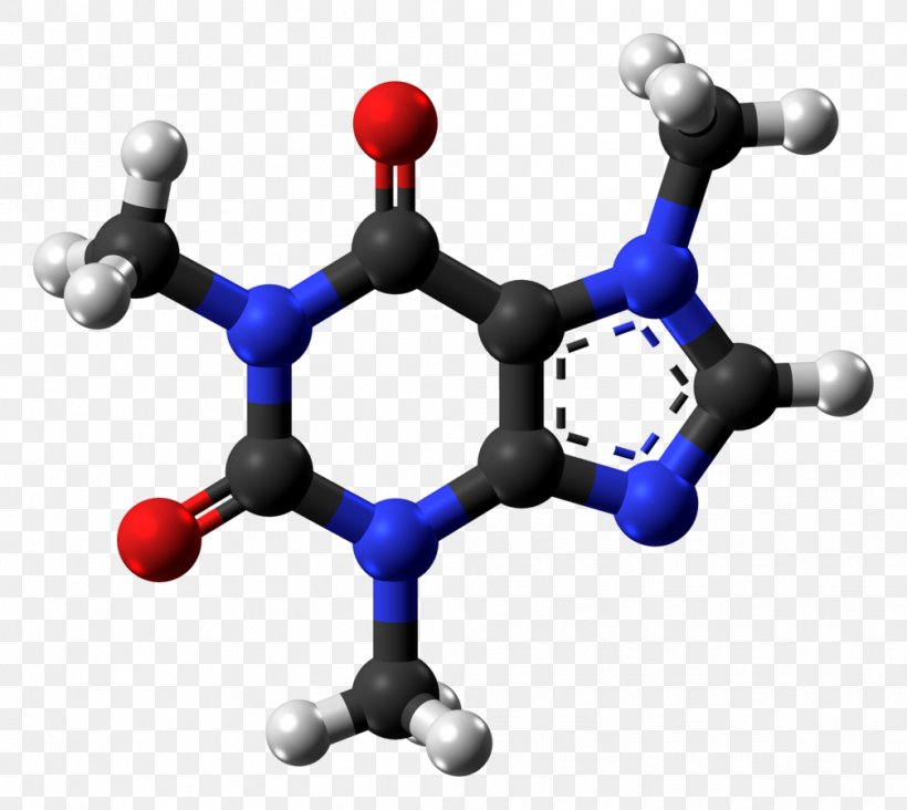 Caffeinated Drink White Tea Caffeine Molecule, PNG, 1007x900px, Caffeinated Drink, Adenosine, Adenosine Receptor, Alkaloid, Ballandstick Model Download Free