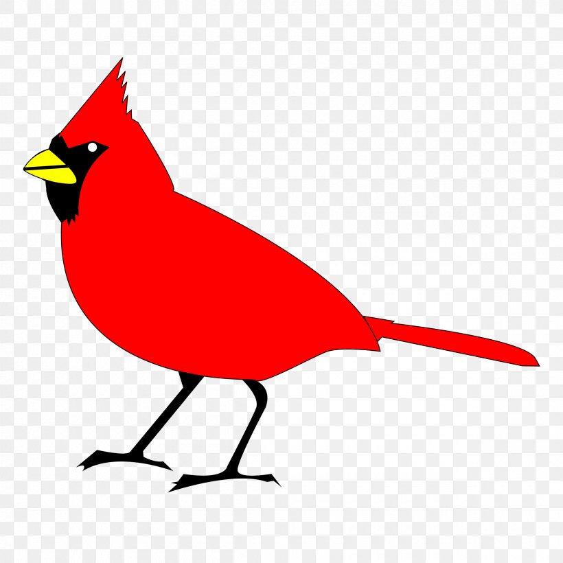 Northern Cardinal St. Louis Cardinals Clip Art, PNG, 2400x2400px, Northern Cardinal, Artwork, Beak, Bird, Black And White Download Free