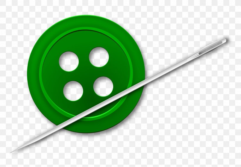 Sewing Needle Button Embroidery Yarn, PNG, 2400x1663px, Button, Embroidery, Green, Hypodermic Needle, Knitting Download Free
