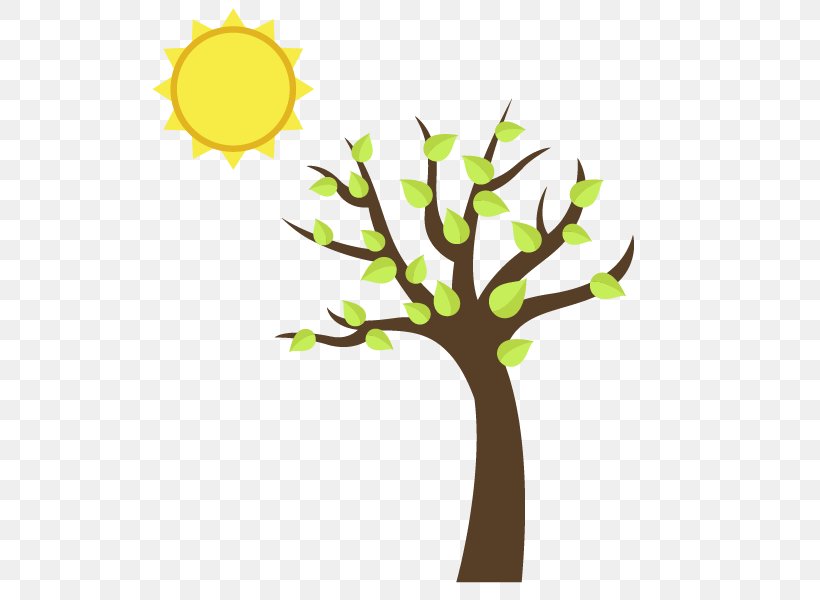 Vector Spring Sun Leaves, PNG, 600x600px, Tree, Branch, Clip Art, Designer, Flower Download Free