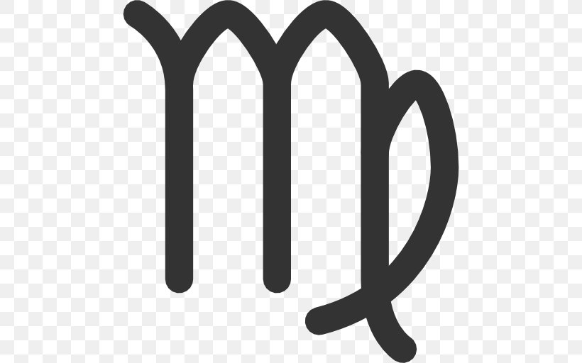 Virgo Zodiac Astrological Sign, PNG, 512x512px, Virgo, Astrological Sign, Astrological Symbols, Astrology, Black And White Download Free