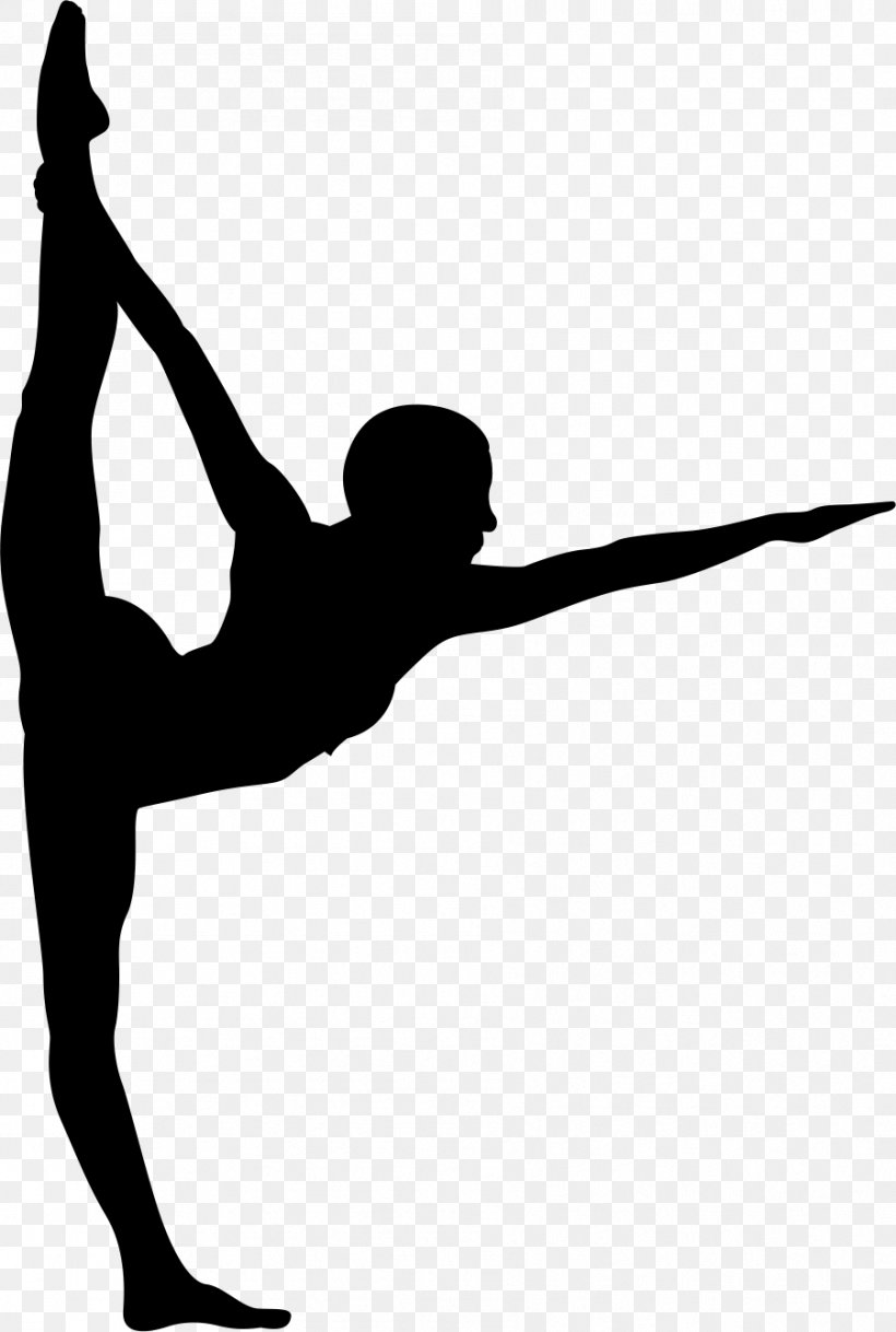 Wall Decal Silhouette Fitness Centre Physical Fitness, PNG, 901x1339px, Wall Decal, Arm, Balance, Black And White, Dance Download Free
