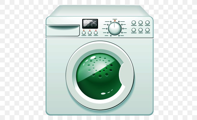 Washing Machine Home Appliance, PNG, 500x500px, Washing Machine, Animation, Clothes Dryer, Dishwasher, Dishwashing Download Free