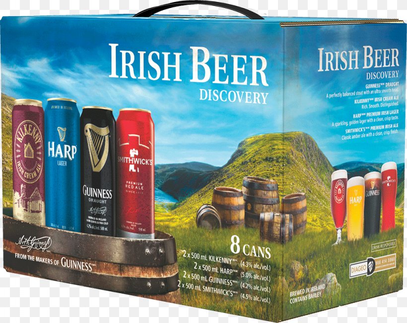 Guinness Irish Cuisine Beer Harp Lager Irish Whiskey, PNG, 1024x815px, Guinness, Advertising, Ale, Beer, Beer Glasses Download Free