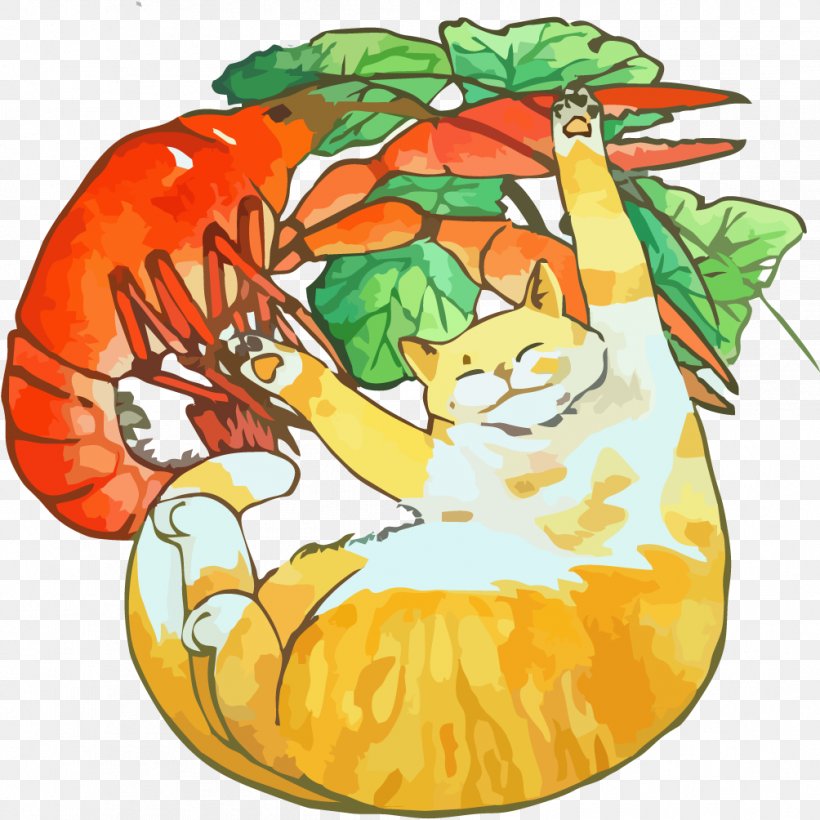 Cat Pumpkin Illustration, PNG, 1004x1004px, Cat, Art, Big Cat, Calabaza, Cucurbita Download Free