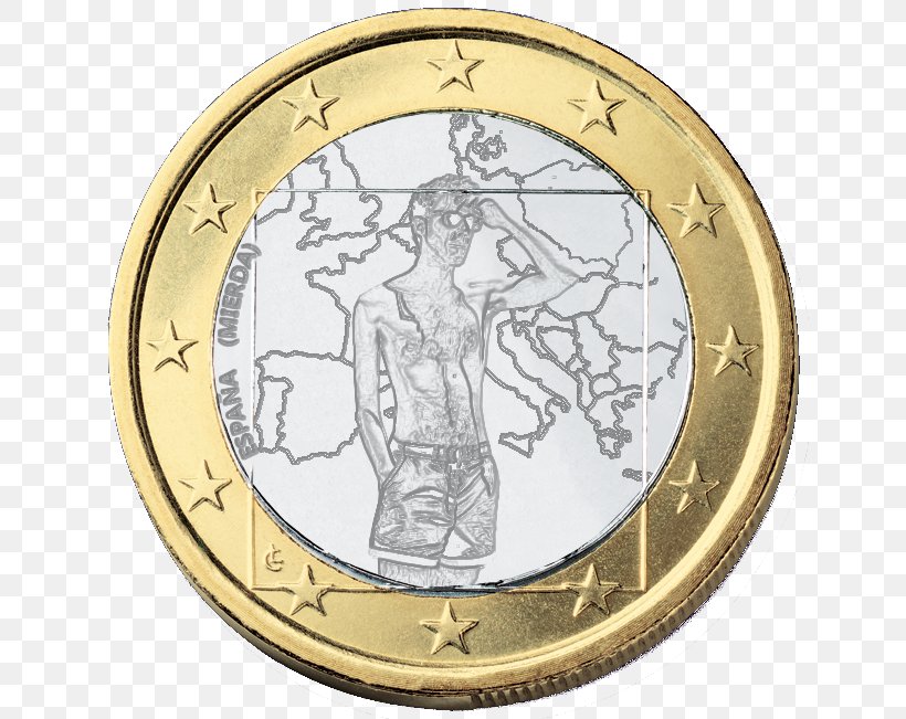 Coin Vitruvian Man Werkstoff Chemical Resistance Documentation, PNG, 644x651px, 1 Euro Coin, Coin, Chemical Resistance, Currency, Documentation Download Free