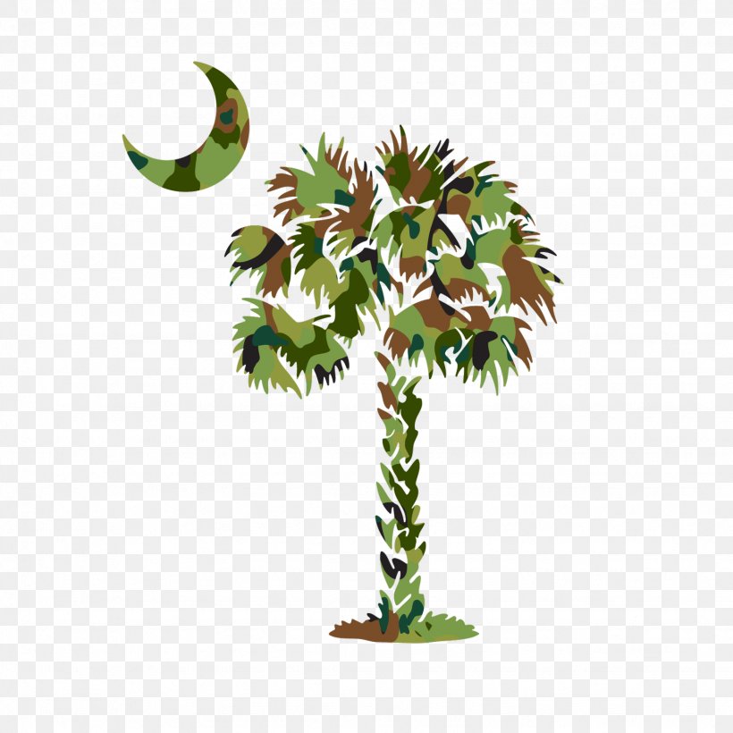 Flag Of South Carolina Sabal Palm Palm Trees Decal, PNG, 1536x1536px, South Carolina, Arecales, Borassus Flabellifer, Coconut, Crescent Download Free