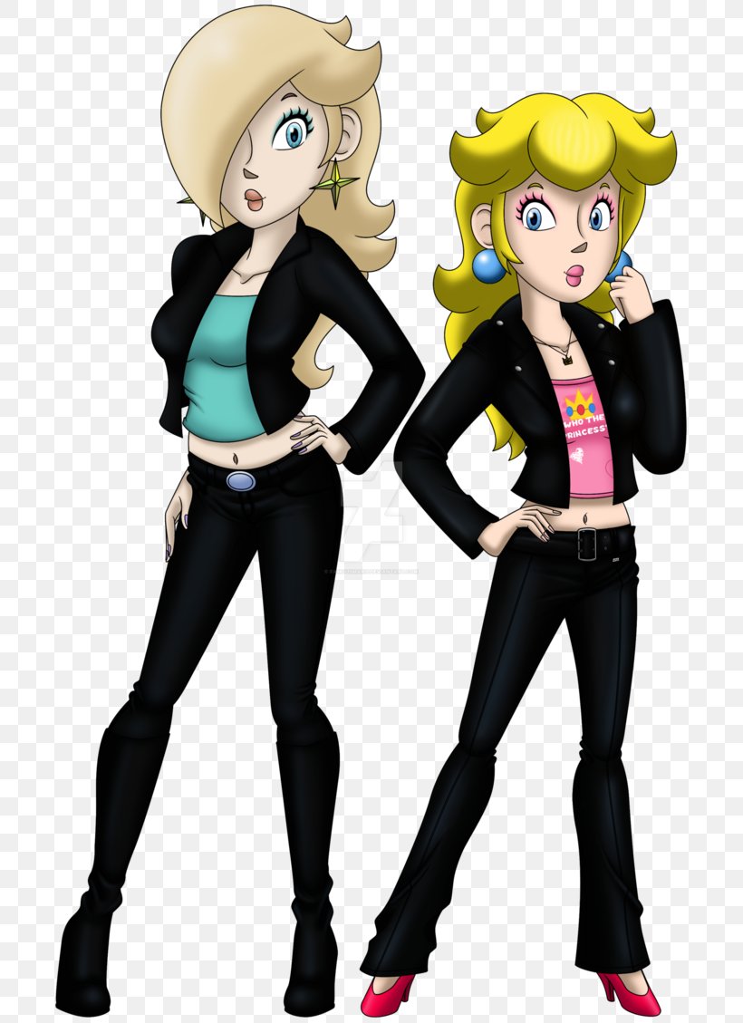 Rosalina Princess Peach Princess Daisy Mario Series Drawing, PNG, 708x1129px, Rosalina, Action Figure, Black Hair, Character, Drawing Download Free