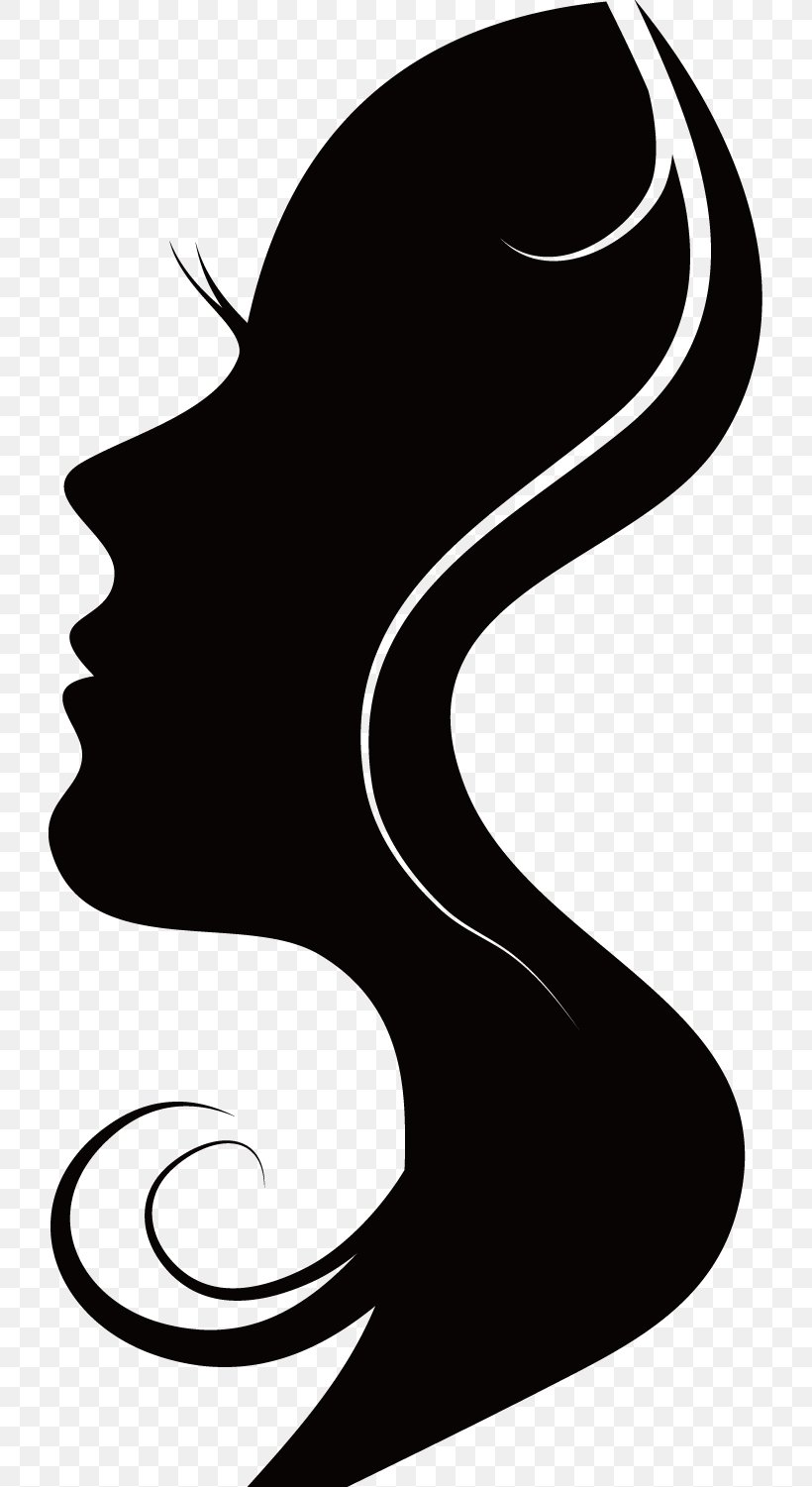 Silhouette Woman, PNG, 721x1501px, Silhouette, Black, Black And White ...
