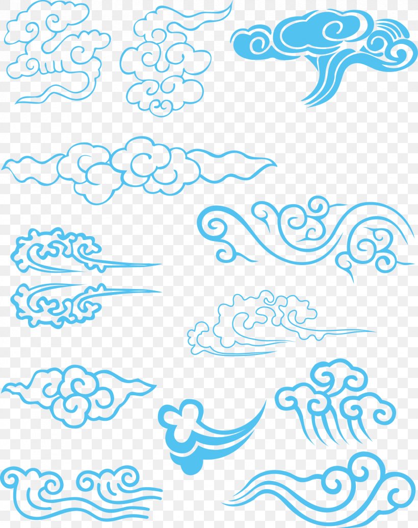 Cloud Element Set, PNG, 1659x2092px, Lang Son Province, Aqua, Area, Black And White, Blue Download Free