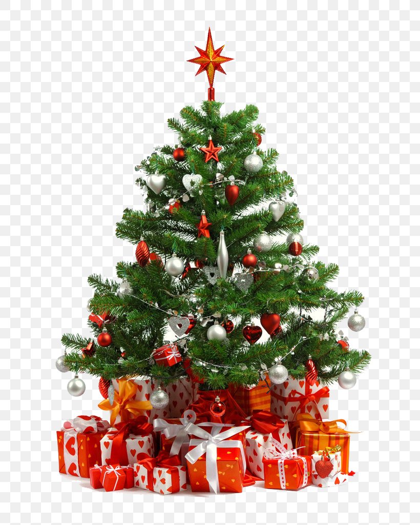 Santa Claus Christmas Tree Gift Christmas Decoration, PNG, 710x1024px, Christmas Tree, Artificial Christmas Tree, Christmas, Christmas Decoration, Christmas Lights Download Free