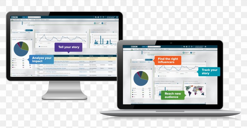 Cision Computer Software Public Relations Distribution Media Monitoring Service, PNG, 4362x2262px, Cision, Advertising, Brand, Business, Communication Download Free
