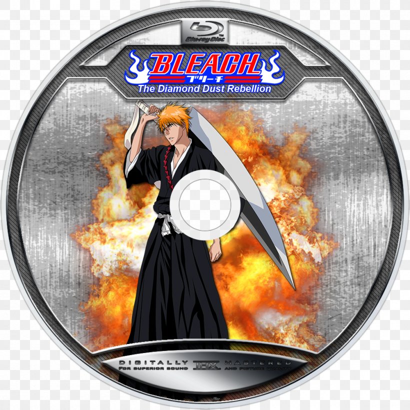 Blu-ray Disc DVD 0 Television, PNG, 1000x1000px, 2007, Bluray Disc, Bleach The Diamonddust Rebellion, Disk Image, Dvd Download Free