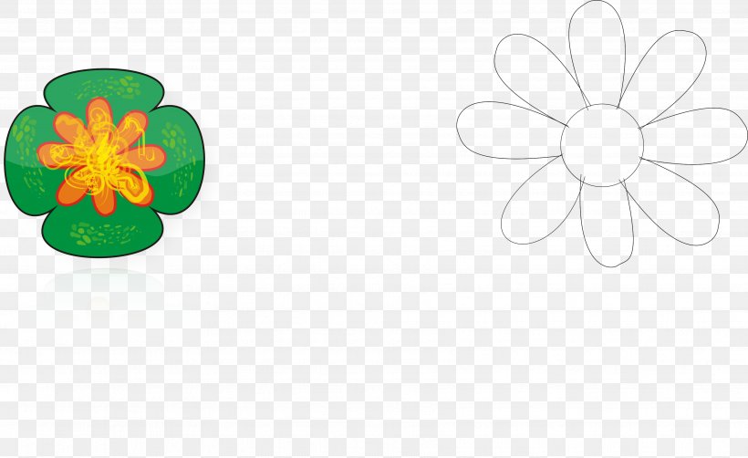 Flower Petal CorelDRAW, PNG, 3521x2158px, Flower, Corel, Coreldraw, Flowering Plant, Green Download Free