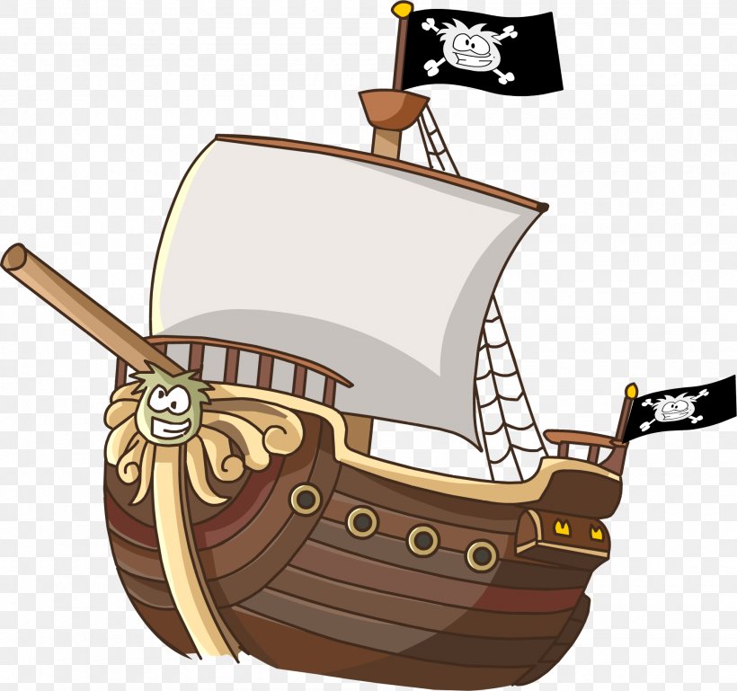 Cartoon Ship Piracy Clip Art, PNG, 1900x1784px, Cartoon, Caravel, Carrack,  Comics, Drawing Download Free