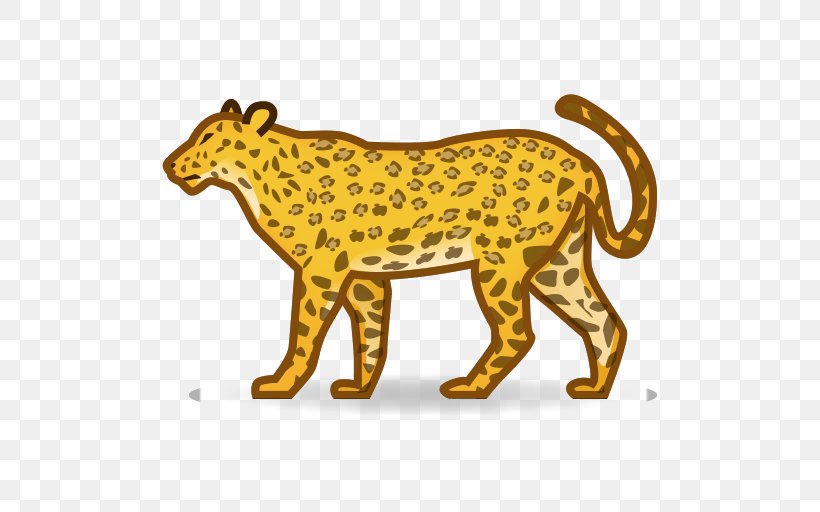 Leopard Cheetah Felidae Lion Jaguar, PNG, 512x512px, Leopard, Animal, Animal Figure, Big Cat, Big Cats Download Free
