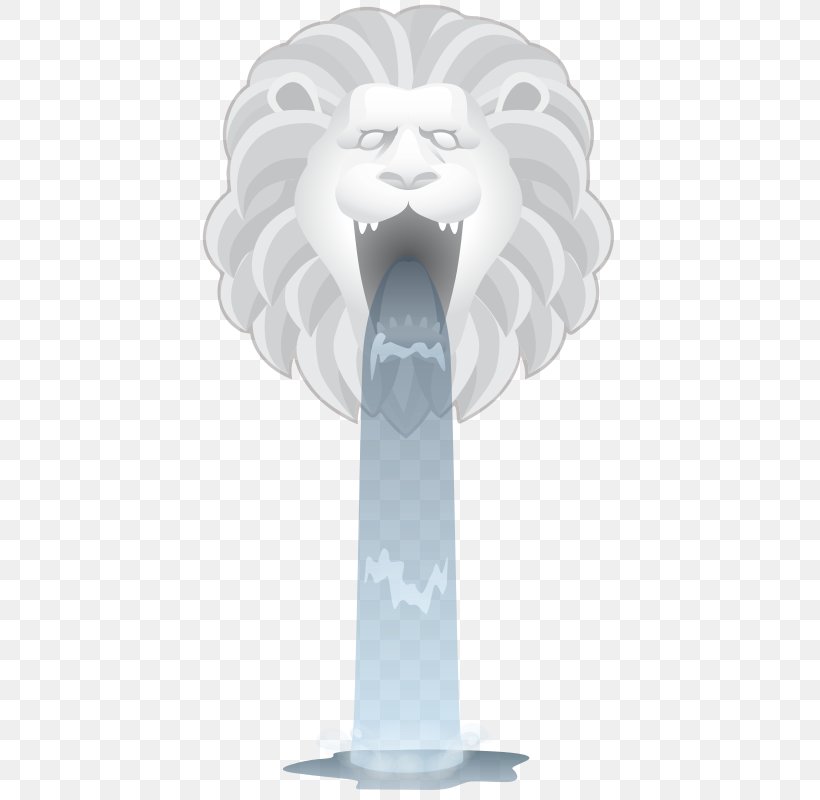 Lion Fountain Clip Art Illustration Cartoon, PNG, 425x800px, Lion, Cartoon, Character, Dough, Drawing Download Free
