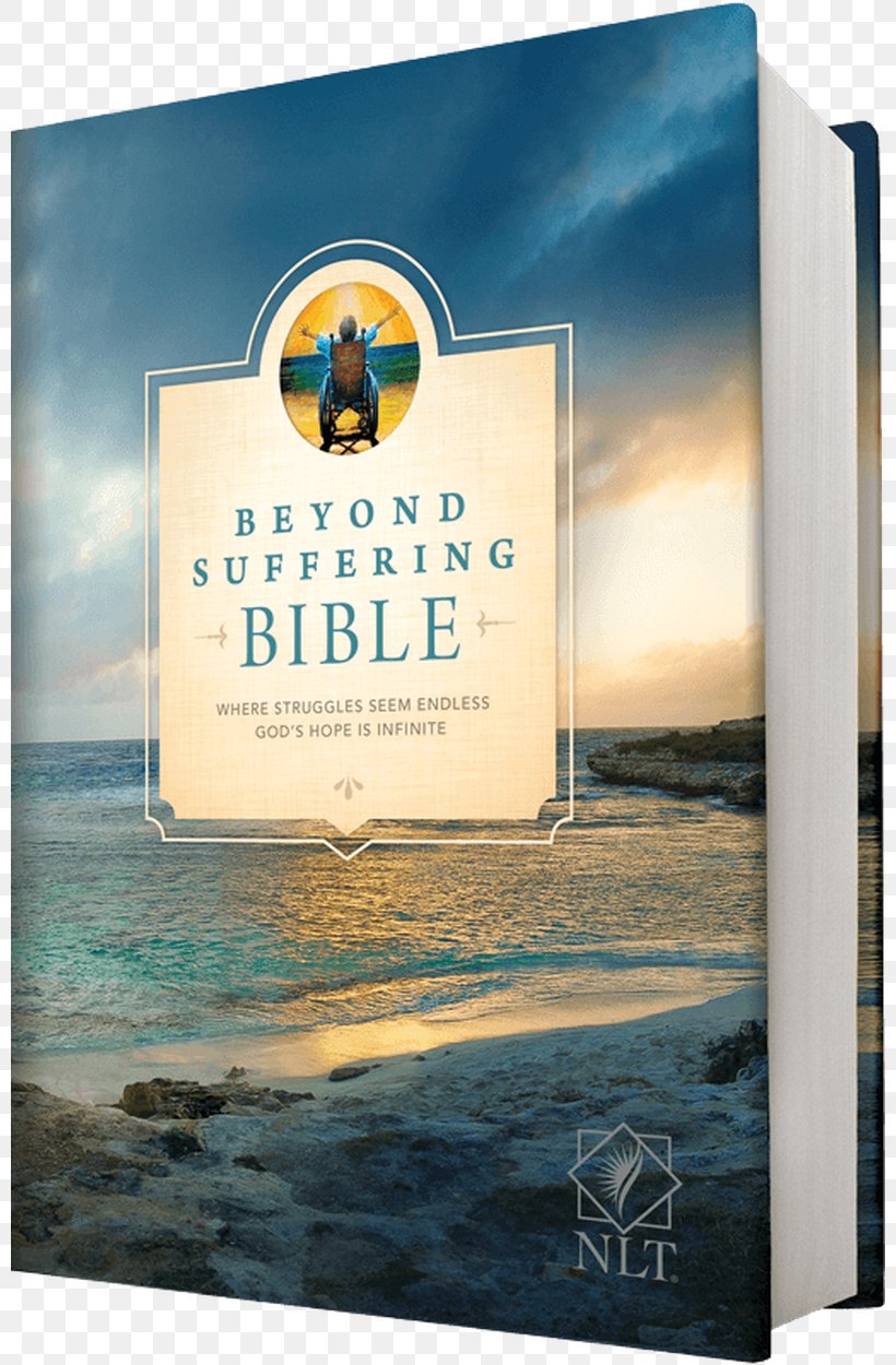 Beyond Suffering Bible NLT, Tutone: Where Struggles Seem Endless, God's Hope Is Infinite New Living Translation A Place Of Healing: Wrestling With The Mysteries Of Suffering, Pain, And God's Sovereignty, PNG, 800x1250px, Bible, Bible Study, Book, Brand, God Download Free