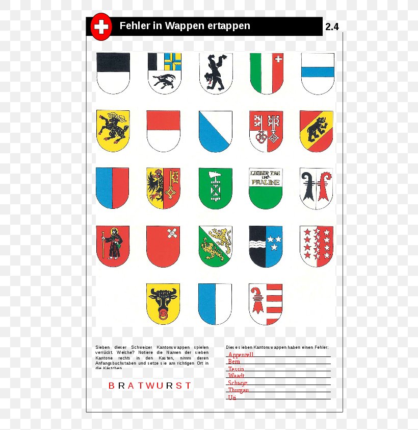 Cantons Of Switzerland Graphic Design Product Design Text, PNG, 595x842px, Cantons Of Switzerland, Area, Area M Airsoft Koblenz, Brand, Coat Of Arms Download Free