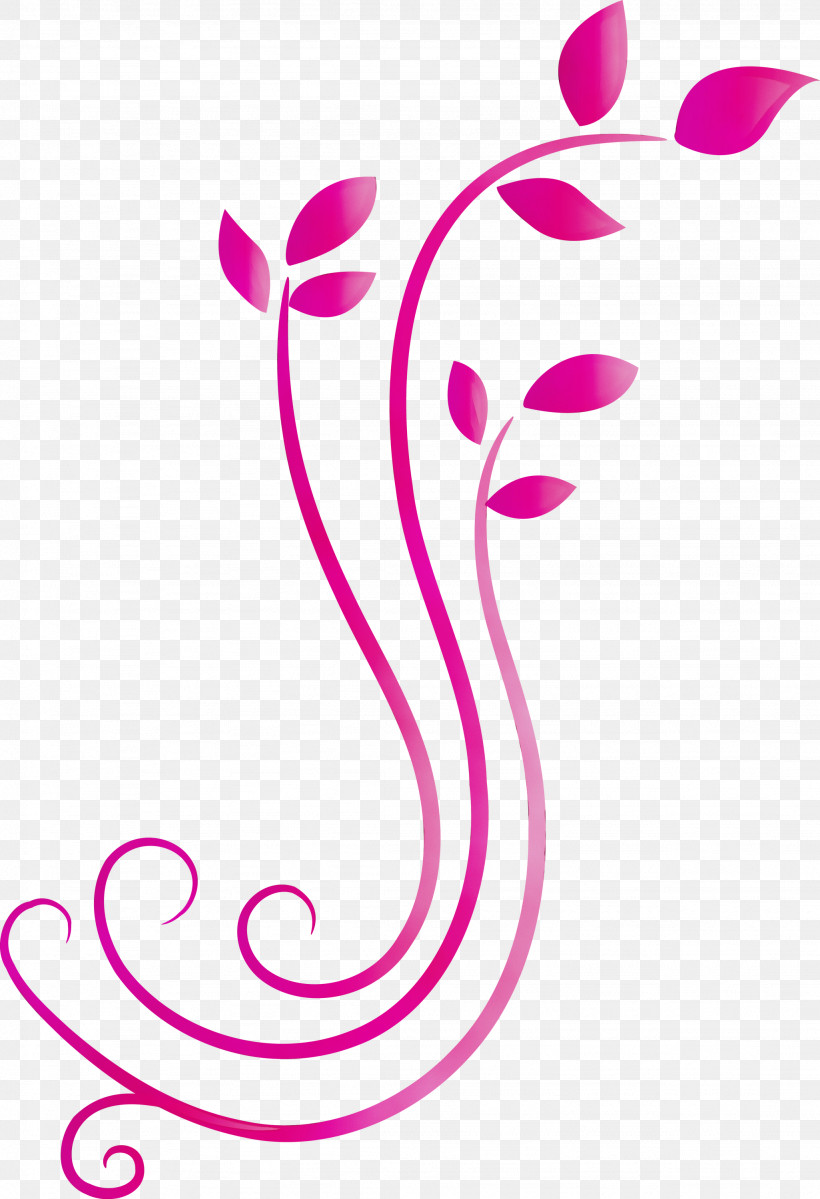 Pink Magenta Pedicel Plant, PNG, 2051x3000px, Flower Frame, Decoration Frame, Floral Frame, Magenta, Paint Download Free