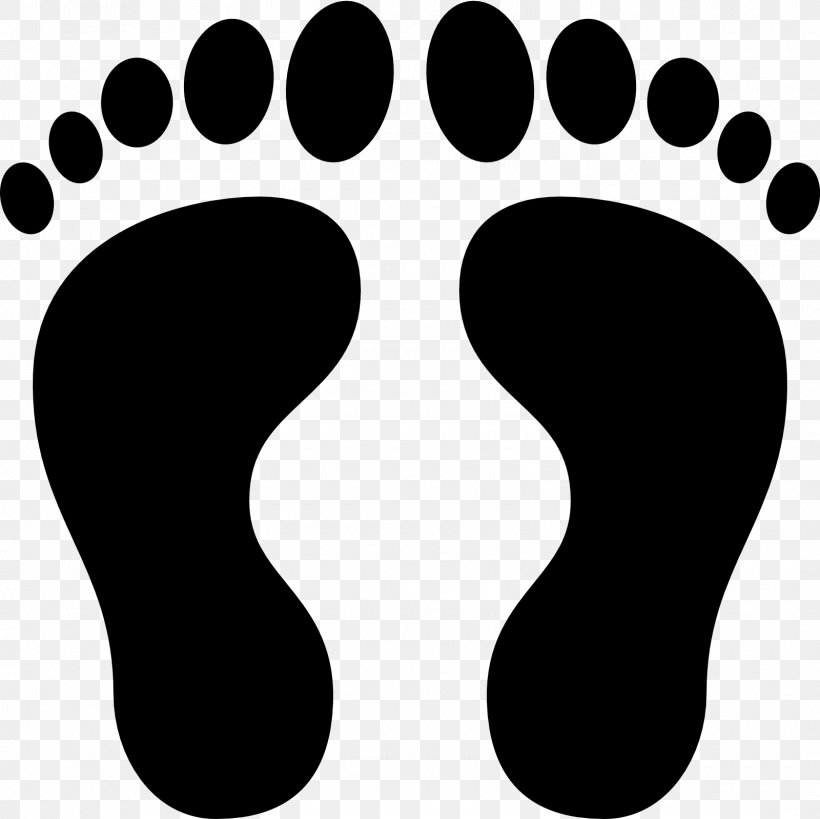 Footprints Clip Art, PNG, 1600x1600px, Footprints, Black, Black And White, Foot, Footprint Download Free