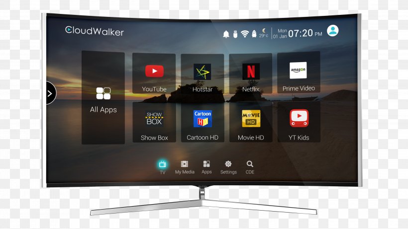 LED-backlit LCD Smart TV Television 4K Resolution Samsung Galaxy Ace, PNG, 3000x1688px, 4k Resolution, Ledbacklit Lcd, Brand, Curved Screen, Display Advertising Download Free
