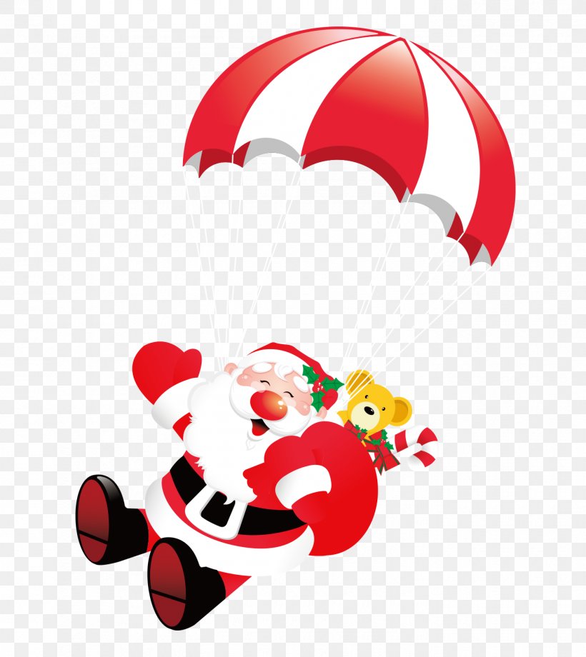 Santa Claus Flight Christmas Clip Art, PNG, 1390x1560px, Santa Claus, Christmas, Christmas Decoration, Christmas Ornament, Christmas Tree Download Free