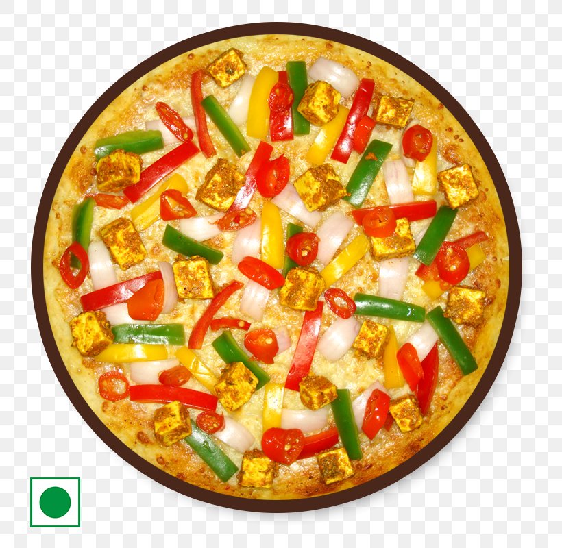 California-style Pizza Sicilian Pizza Vegetarian Cuisine Paneer Tikka, PNG, 800x800px, Californiastyle Pizza, American Food, Bell Pepper, California Style Pizza, Capsicum Download Free