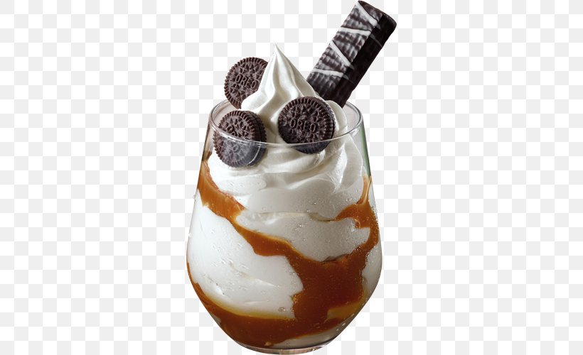 Sundae Parfait Ice Cream Hamburger McDonald's, PNG, 500x500px, Sundae, Affogato, Chocolate Syrup, Cream, Dairy Product Download Free
