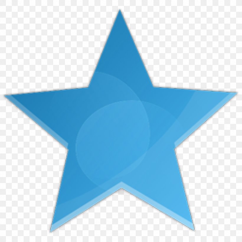 Five-pointed Star Star Polygons In Art And Culture, PNG, 1024x1024px, Star, Azure, Blue, Cobalt Blue, Electric Blue Download Free