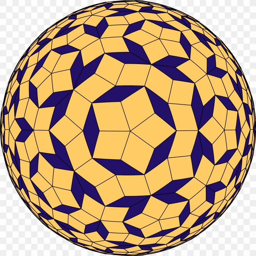Penrose Tiling Sphere Clip Art, PNG, 2349x2348px, Penrose Tiling, Ball, Football, Geometry, Mathematics Download Free