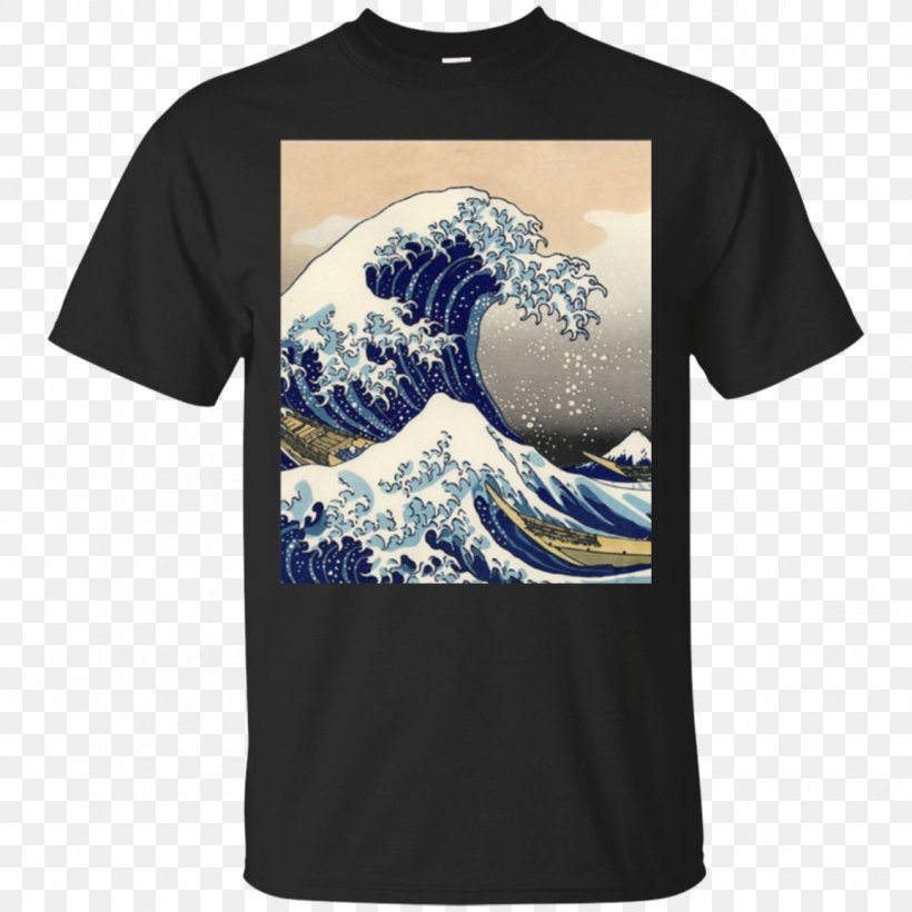 The Great Wave Off Kanagawa Japan Ukiyo-e Painting Printmaking, PNG, 1155x1155px, Great Wave Off Kanagawa, Active Shirt, Art, Blue, Brand Download Free