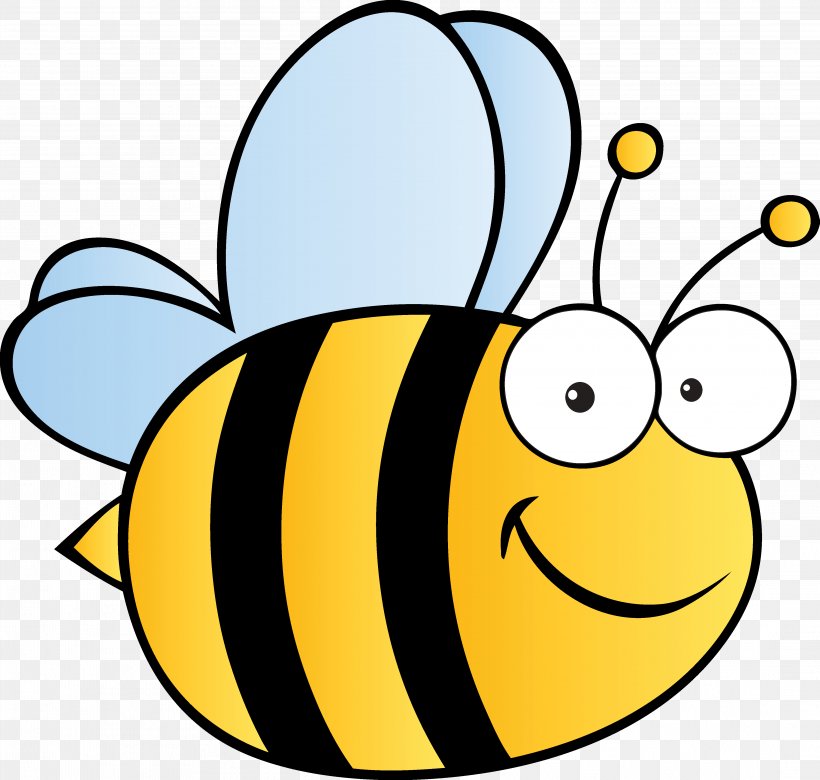 Honey Bee Royalty-free Cartoon, PNG, 4371x4158px, Bee, Area, Artwork