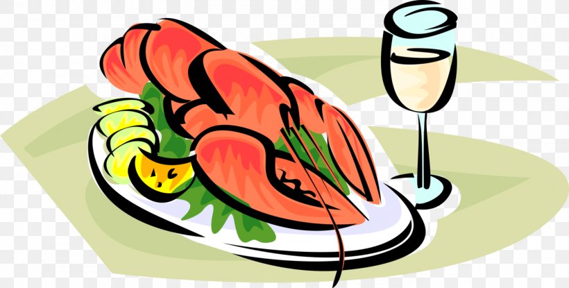 Lobster Clip Art Vector Graphics Illustration, PNG, 1380x700px, Lobster, Crayfish As Food, Food, Plant, Plate Download Free