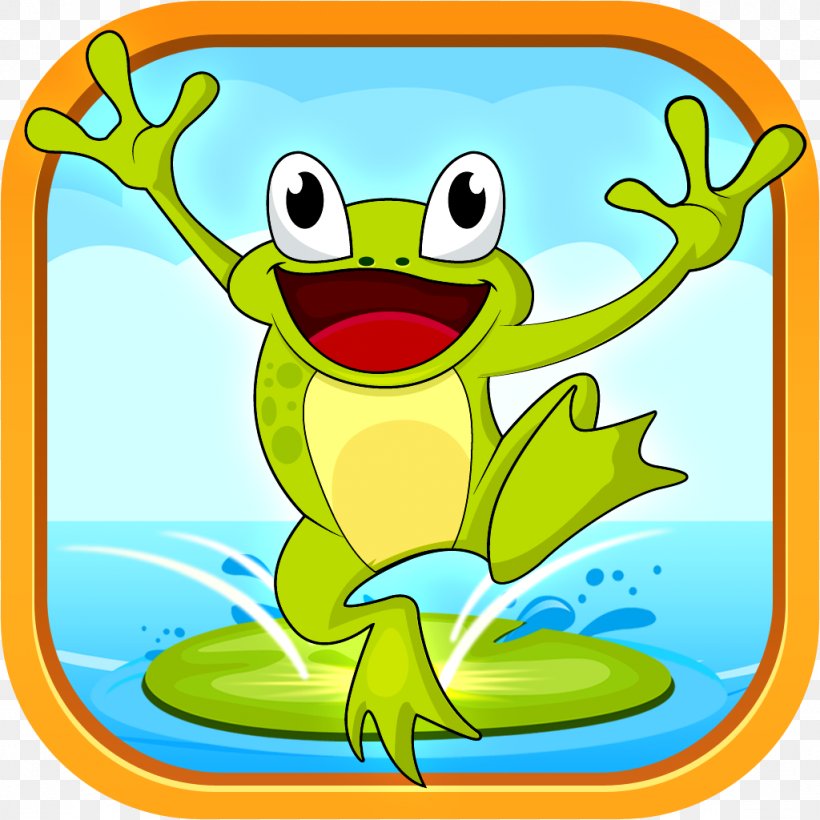 Tree Frog LilyPad Jump Free App Store, PNG, 1024x1024px, Tree Frog, Amphibian, Animal Figure, App Store, Apple Download Free