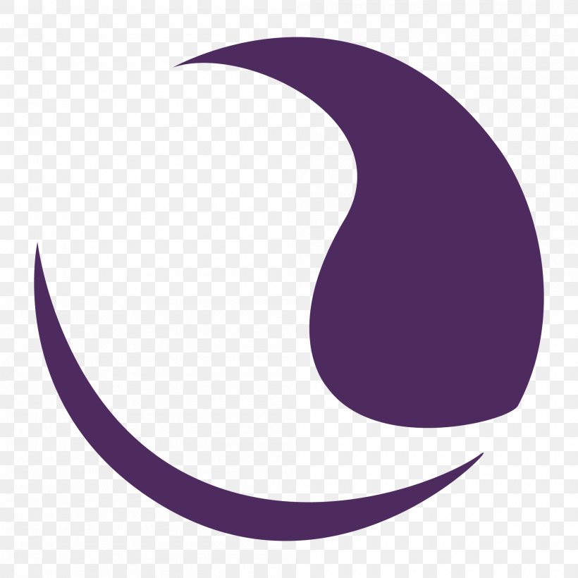 Crescent Circle Logo Desktop Wallpaper, PNG, 2000x2000px, Crescent, Computer, Logo, Purple, Symbol Download Free