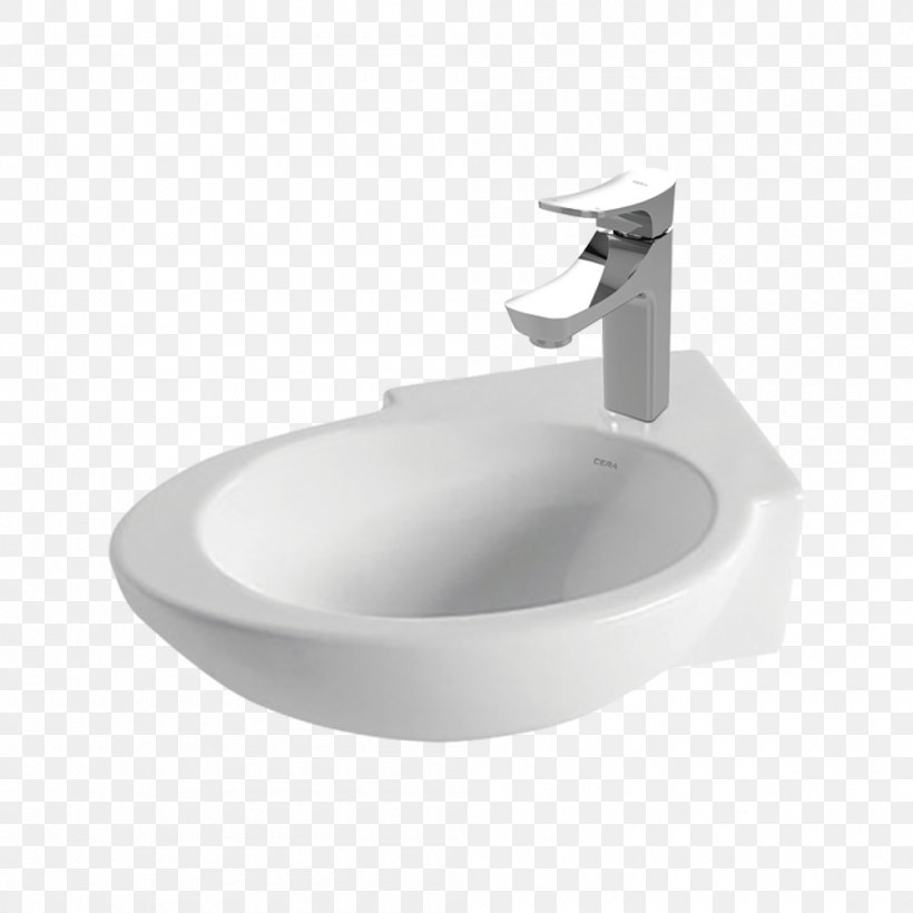 Kitchen Sink Ceramic Tap Bathroom, PNG, 1000x1000px, Sink, Bathroom, Bathroom Sink, Cera Sanitaryware Ltd, Ceramic Download Free