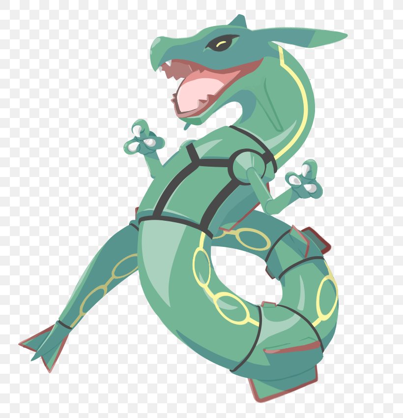 Pokémon Emerald Rayquaza Art Sticker, PNG, 800x850px, Pokemon, Amphibian, Art, Character, Deoxys Download Free
