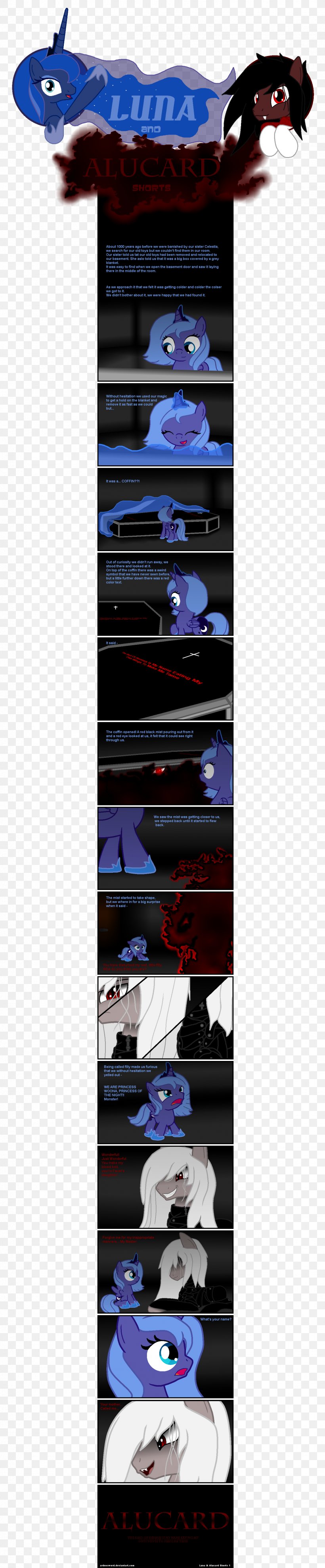 Alucard Hellsing Princess Luna Pony DeviantArt, PNG, 1528x7366px, Alucard, Art, Blue, Deviantart, Electric Blue Download Free